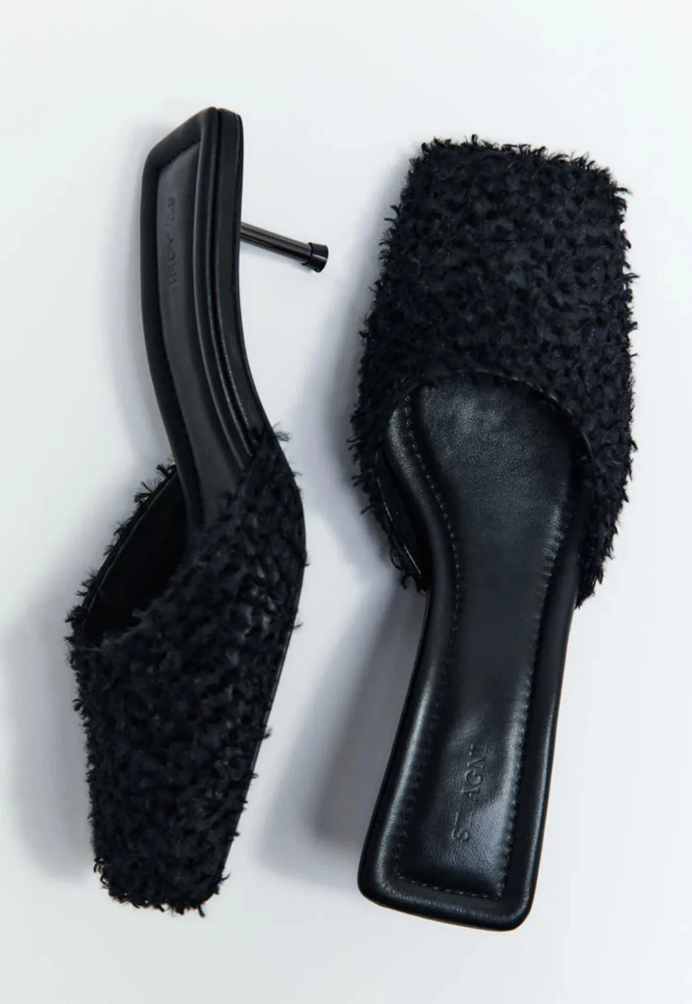 feathered_square_toe_heel_3.webp Best Feathered Square Toe Heel - Black Women Footwear | Heels