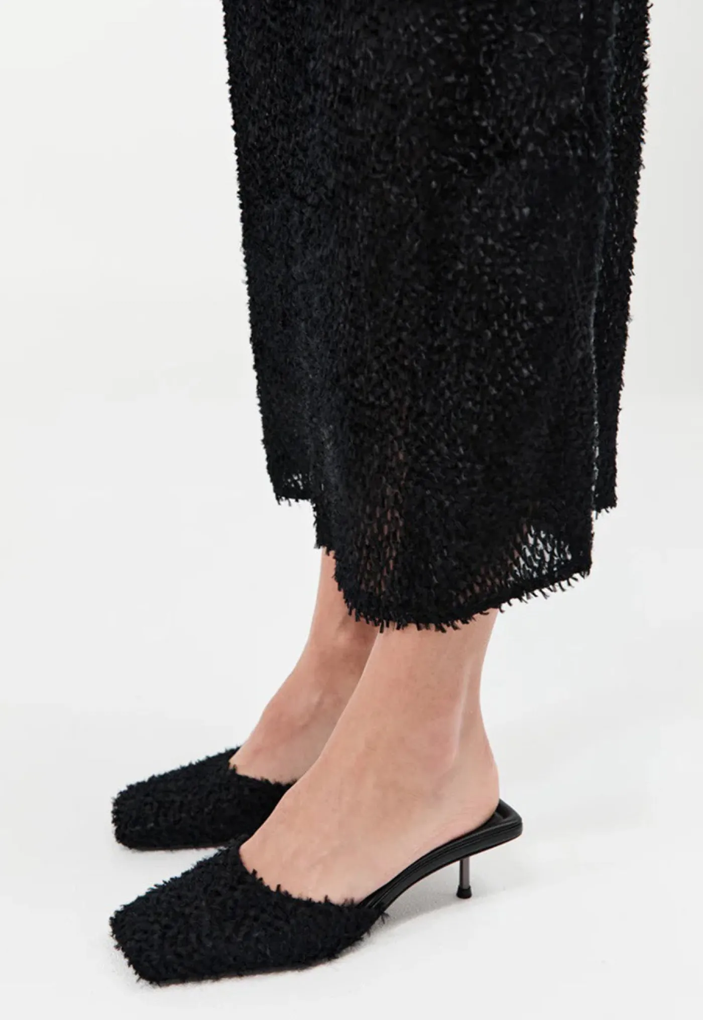 feathered_square_toe_heel_4.webp Best Feathered Square Toe Heel - Black Women Footwear | Heels