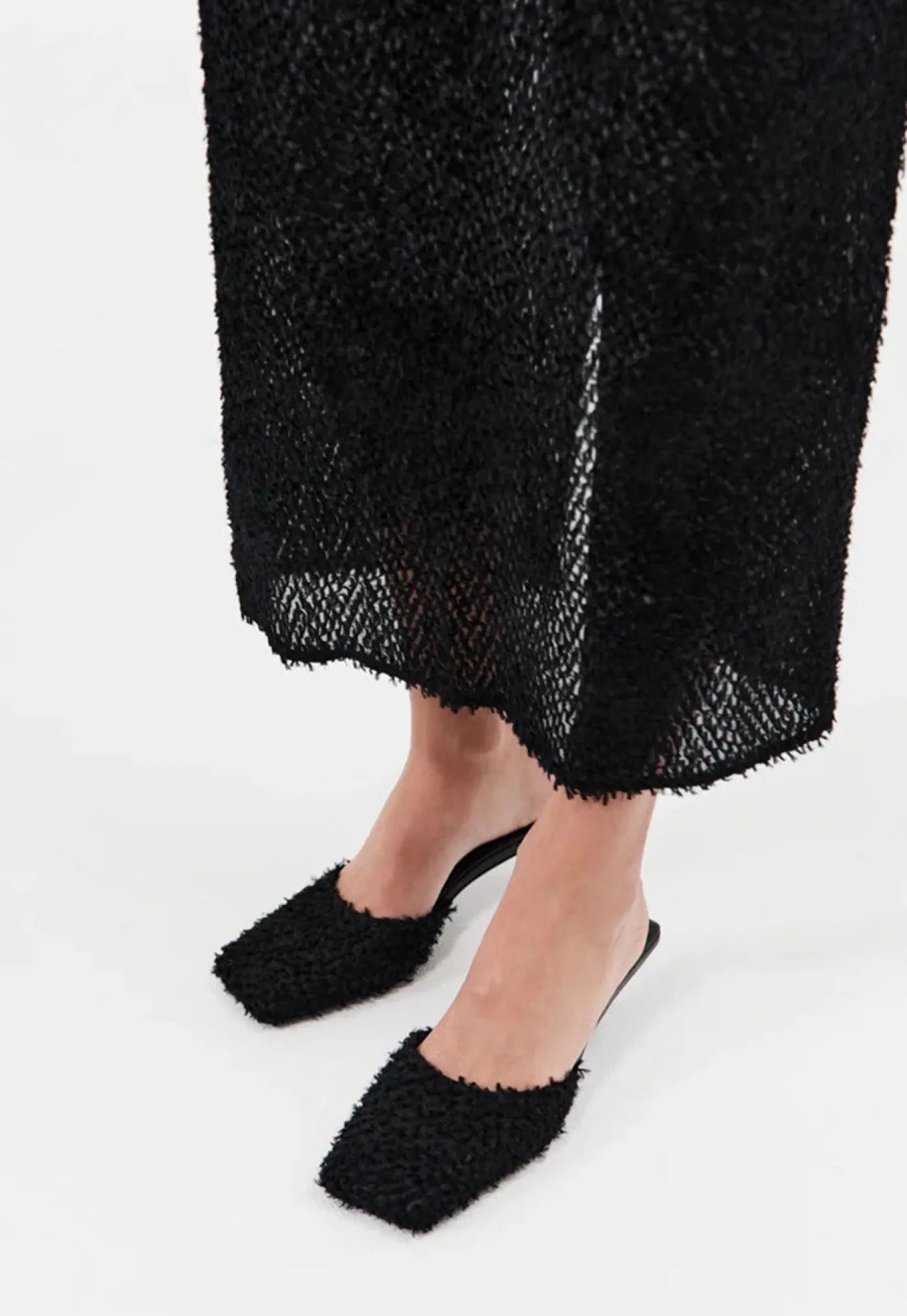 feathered_square_toe_heel_5.webp Best Feathered Square Toe Heel - Black Women Footwear | Heels