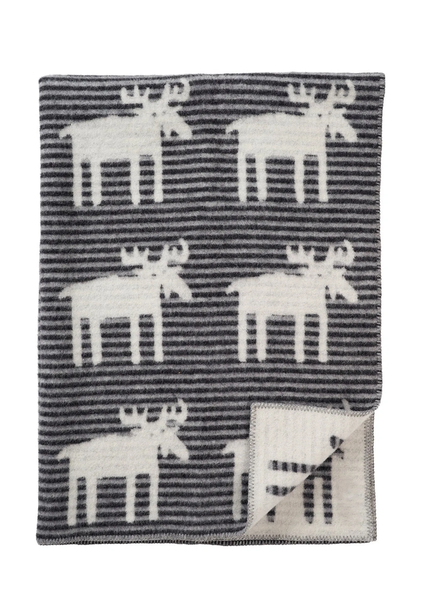 felted_blanket__moose_str_0.webp Sale Felted Blanket - Moose Stripes Cushions & Throws
