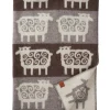 Clearance Felted Blanket - Sheep Stripe Cushions & Throws