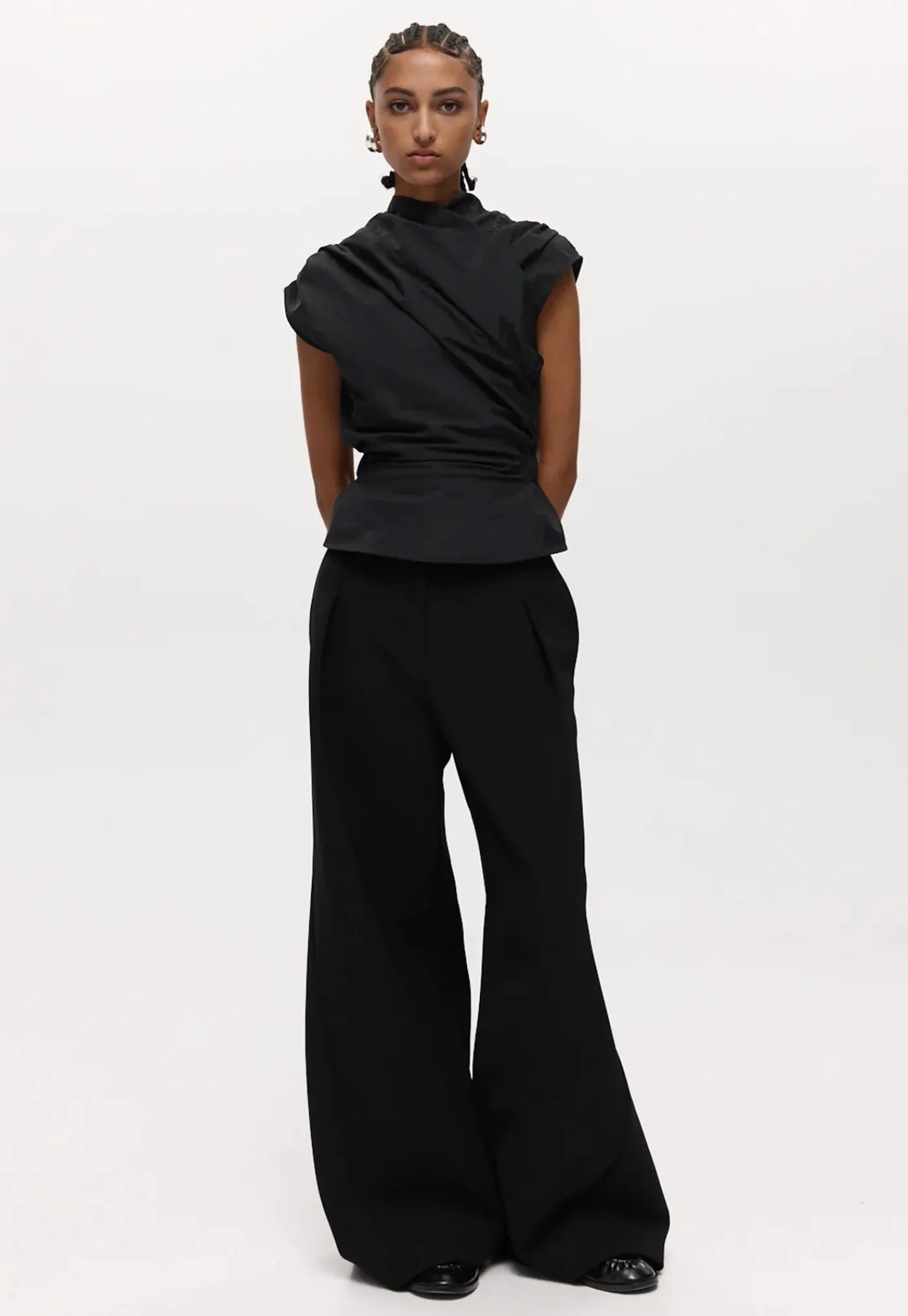 flared_abel_trouser__blac_0.webp Best Flared Abel Trouser - Black Women Pants