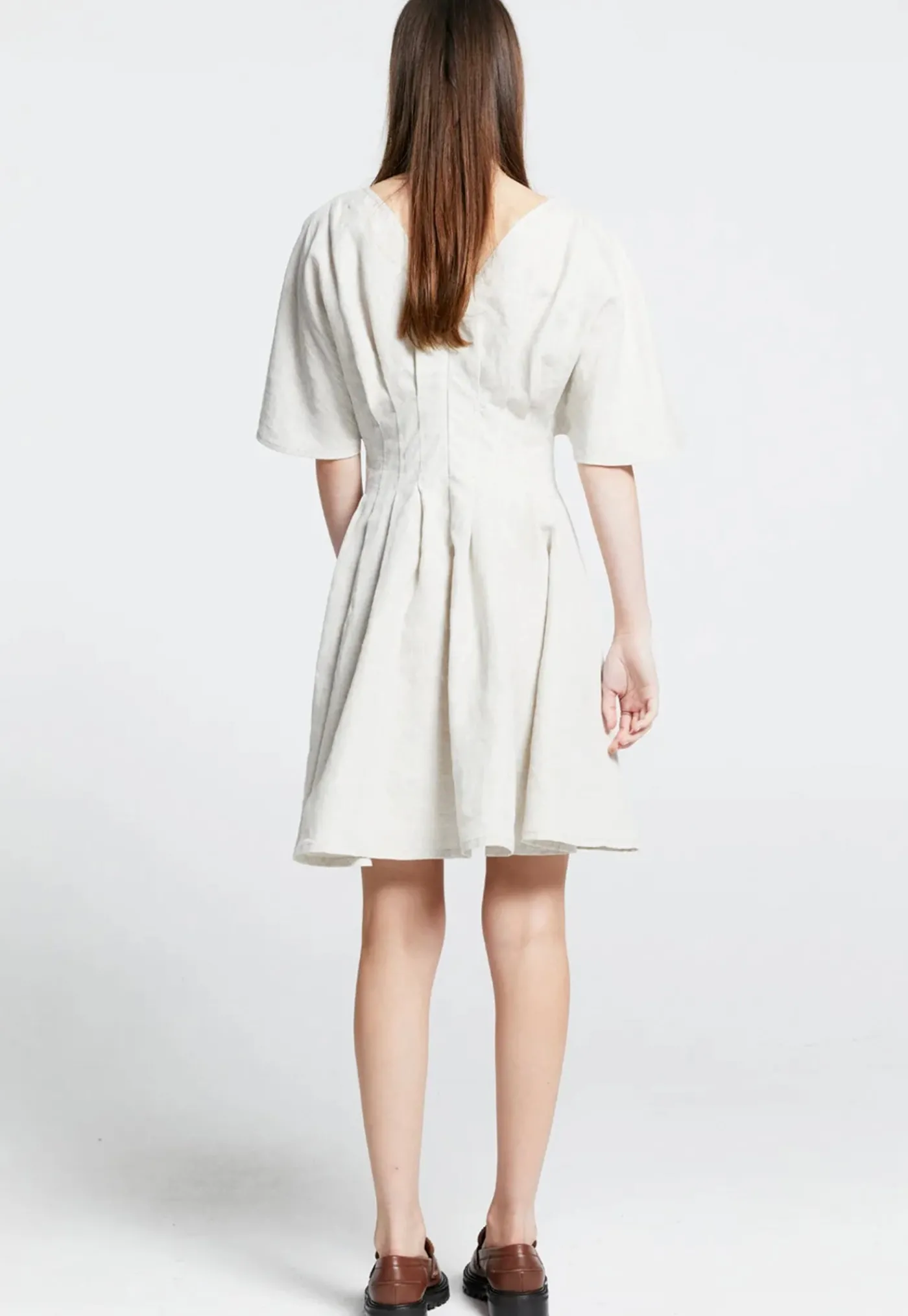 florence_mini_dress__natu_2.webp Online Florence Mini Dress - Natural Linen Women Dresses