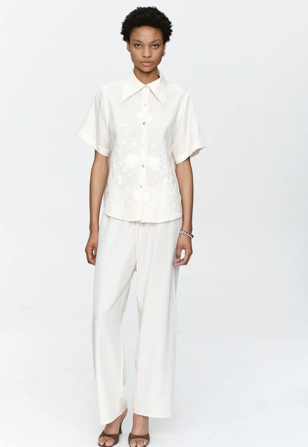 Fashion Francis Shirt - Ivory Women Tops & Tees