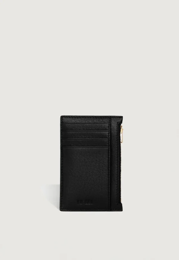 New Frank Cardholder - Black Deer Nappa Women Wallets & Card Files | Bags