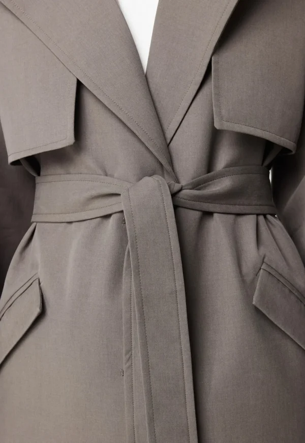 Online Franklin Trench Coat - Charcoal Women Coats
