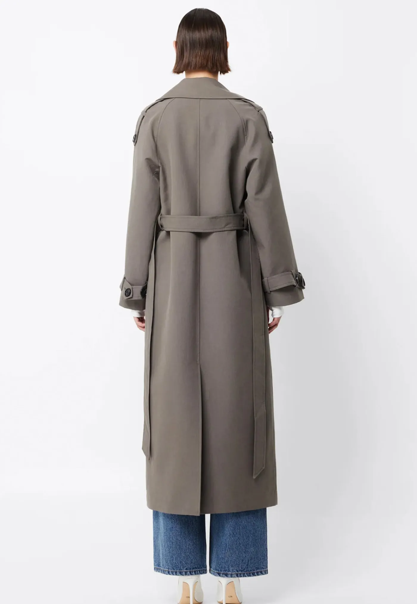franklin_trench_coat__cha_6.webp Online Franklin Trench Coat - Charcoal Women Coats