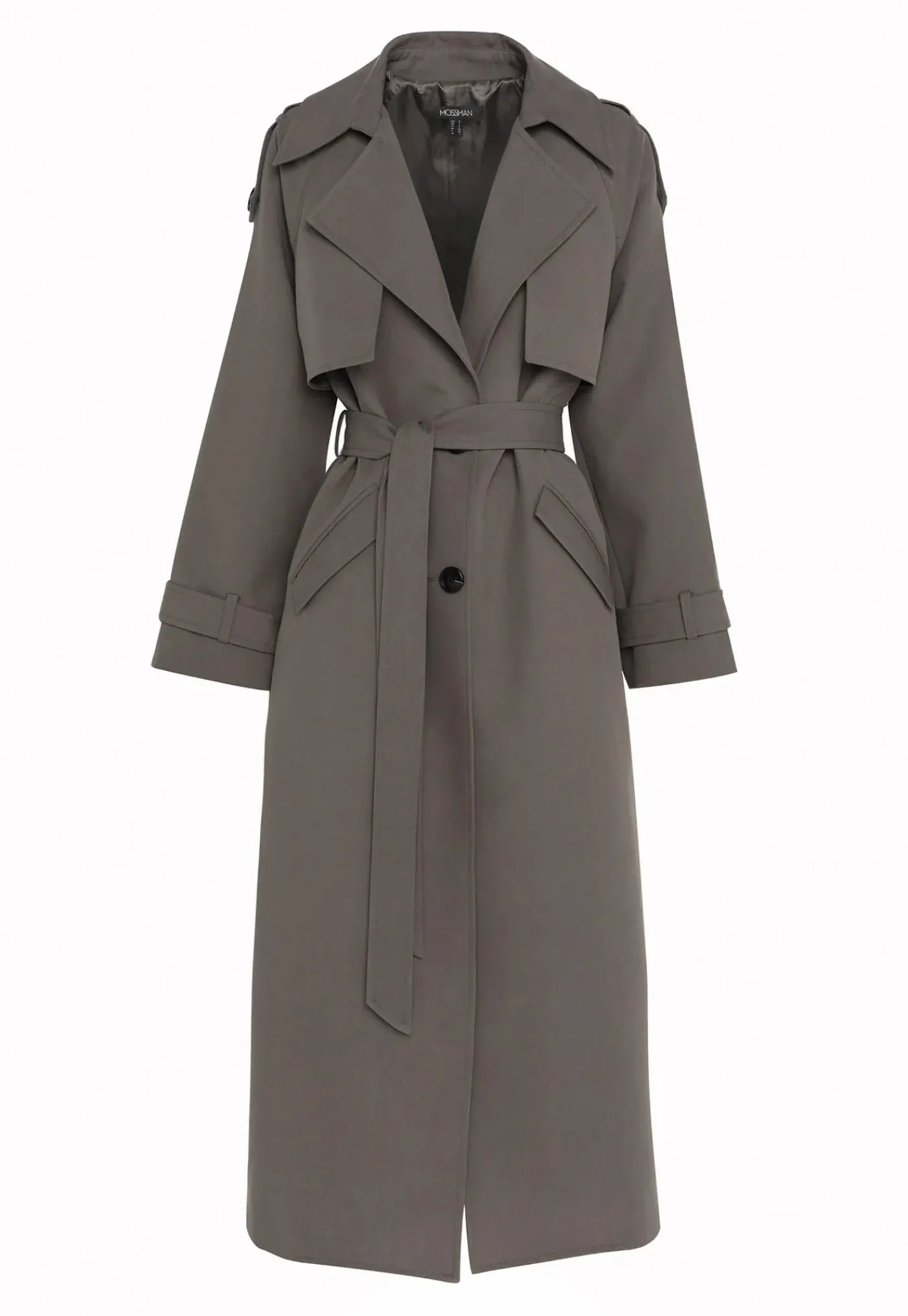 franklin_trench_coat__cha_7.webp Online Franklin Trench Coat - Charcoal Women Coats