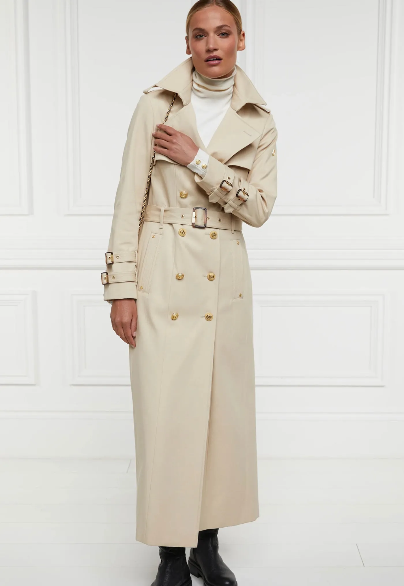 gatcombe_full_length_tren_3.webp Outlet Gatcombe Full Length Trench Coat - Stone Women Coats