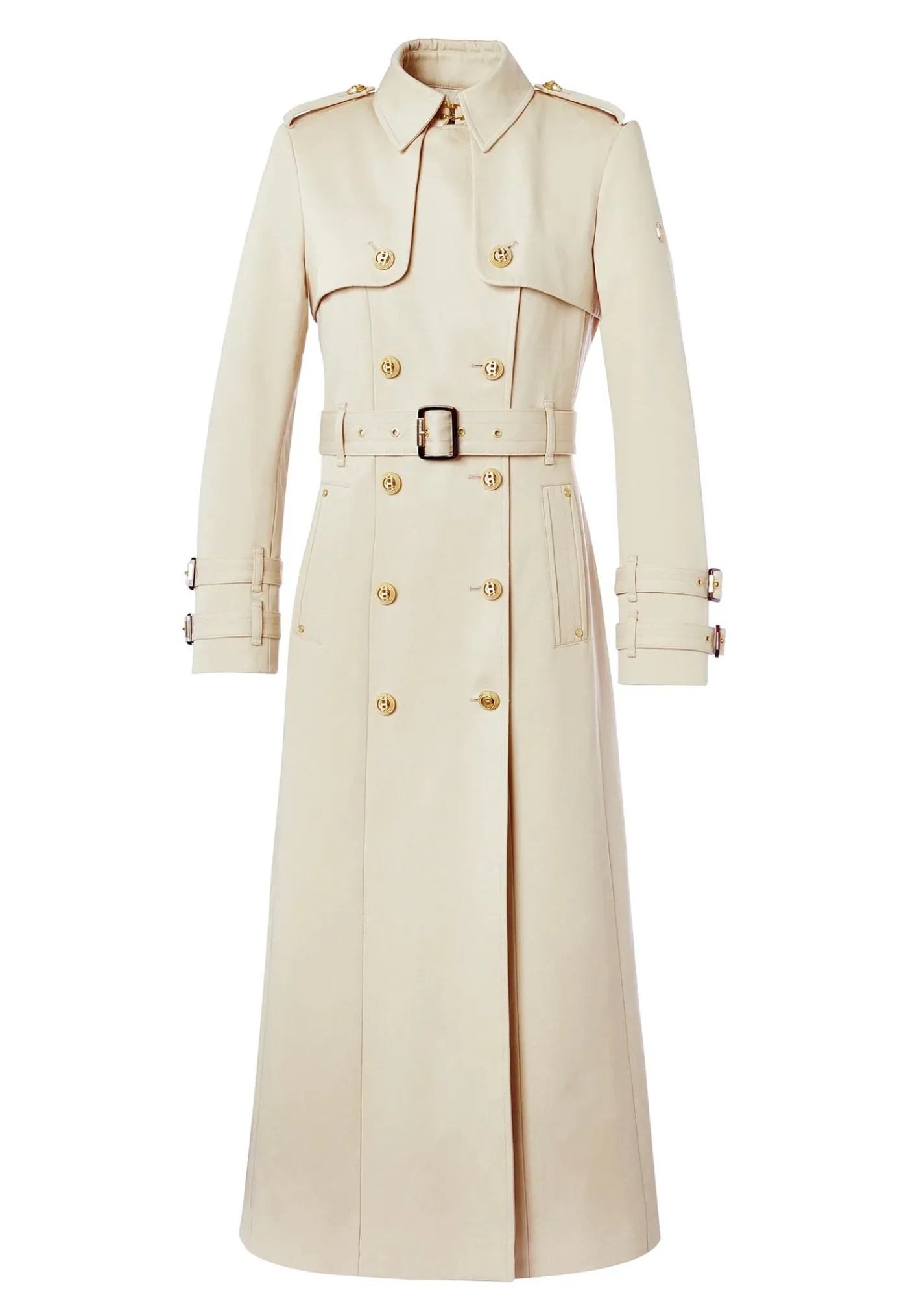 gatcombe_full_length_tren_5.webp Outlet Gatcombe Full Length Trench Coat - Stone Women Coats