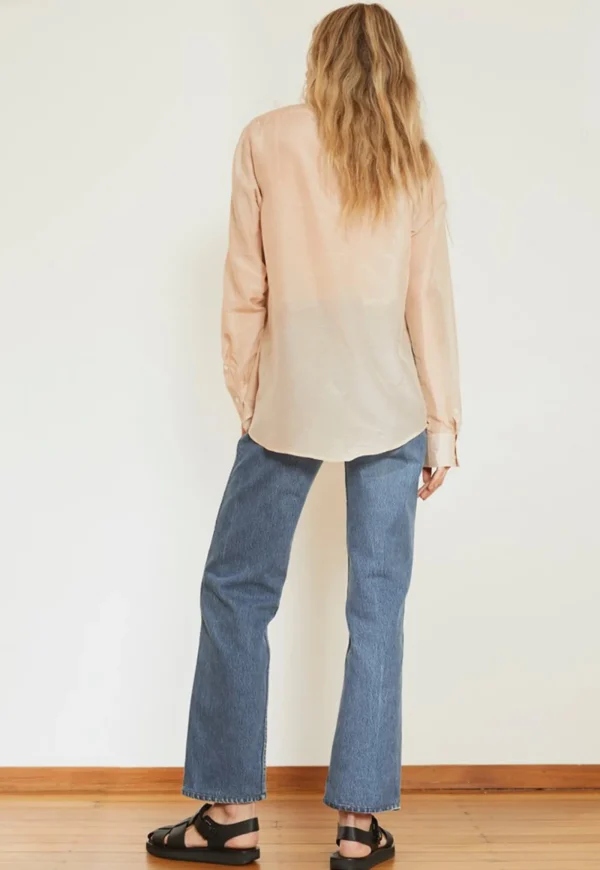 Online Gentleman Classic Shirt - Blush Liberty Women Tops & Tees