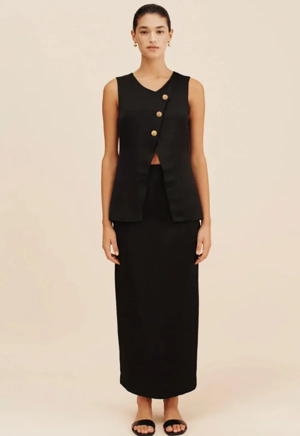 Fashion Gigi Pencil Skirt - Black Women Skirts