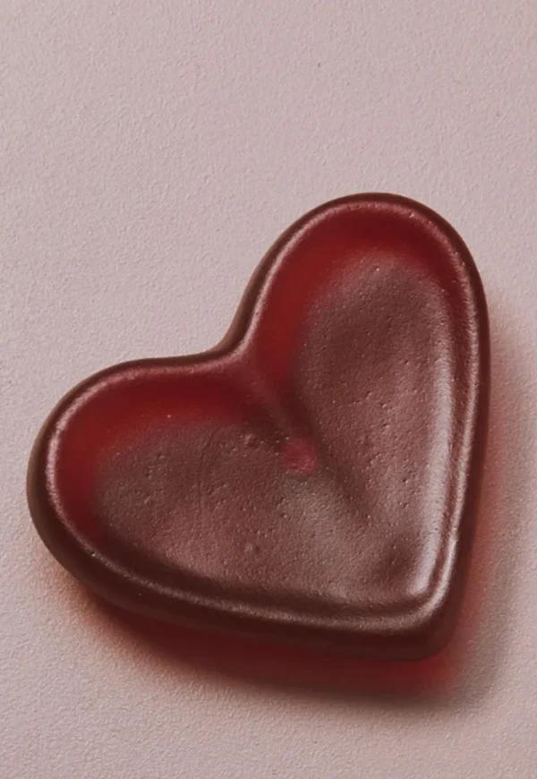 Hot Glo Heart - Ruby Art