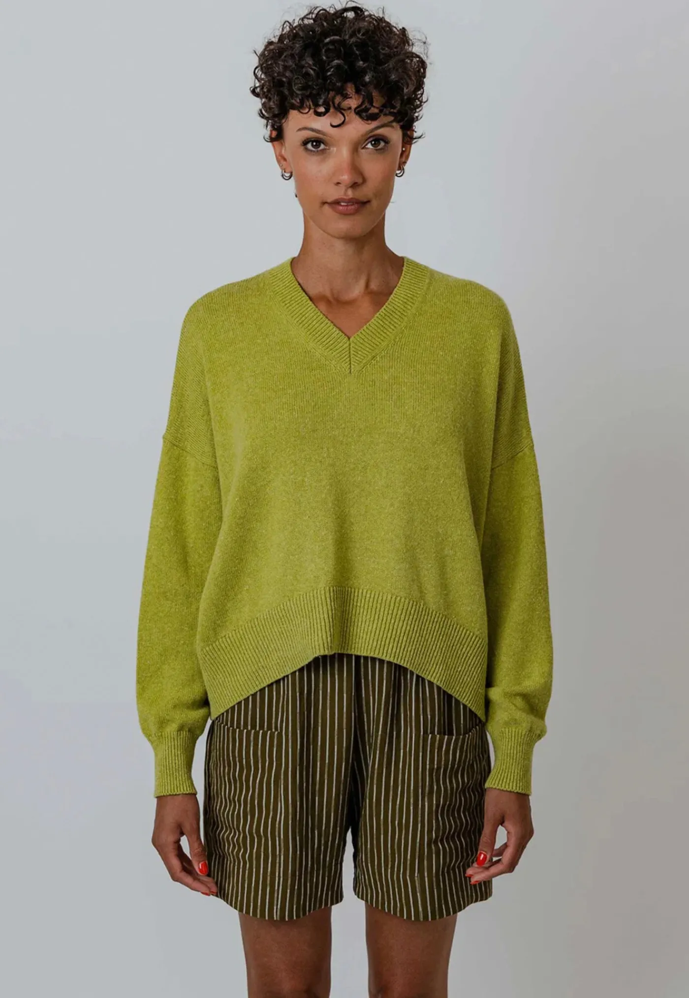 griddy_sweater__melon_0.webp Clearance Griddy Sweater - Melon Women Knitwear