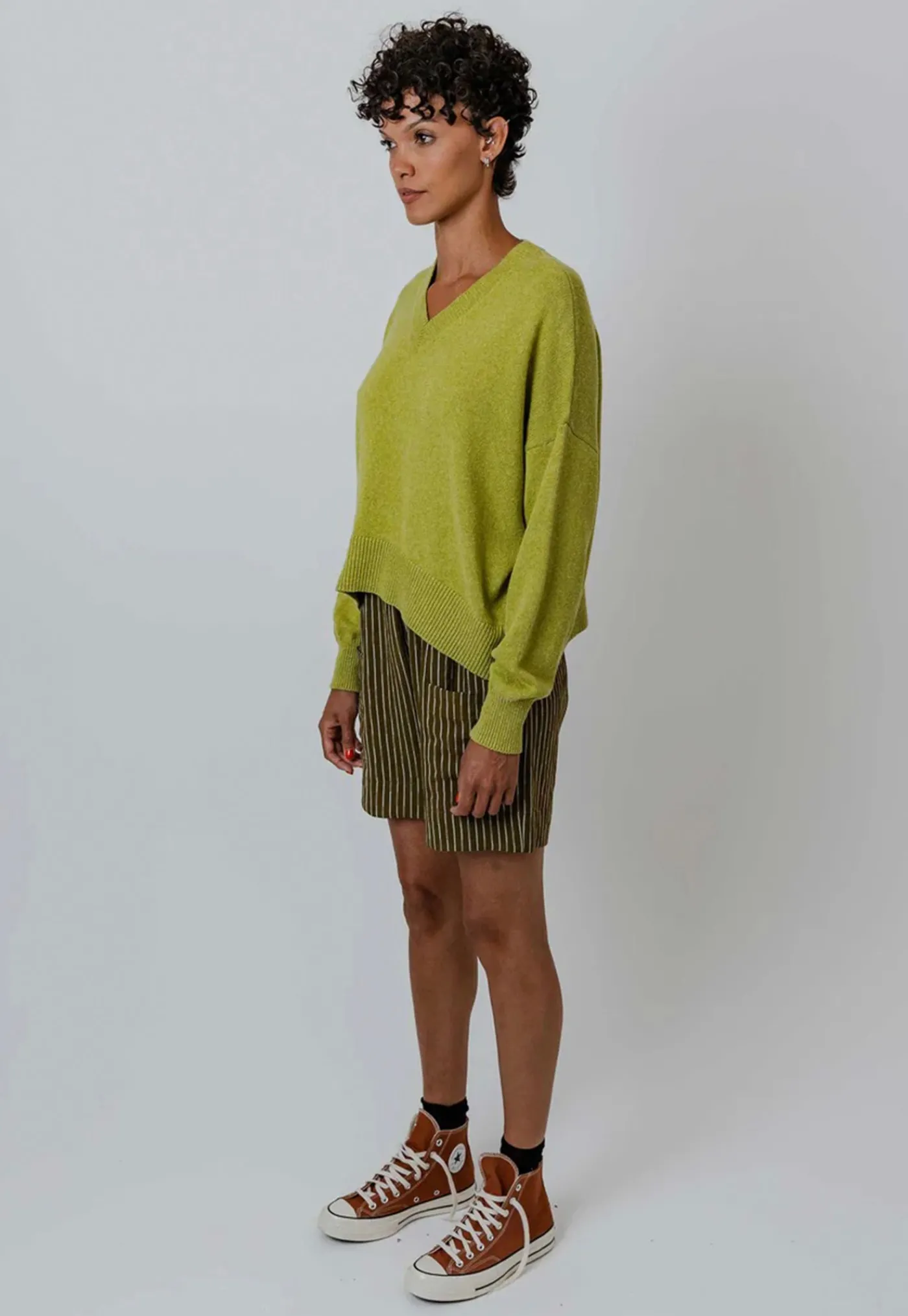 griddy_sweater__melon_2.webp Clearance Griddy Sweater - Melon Women Knitwear