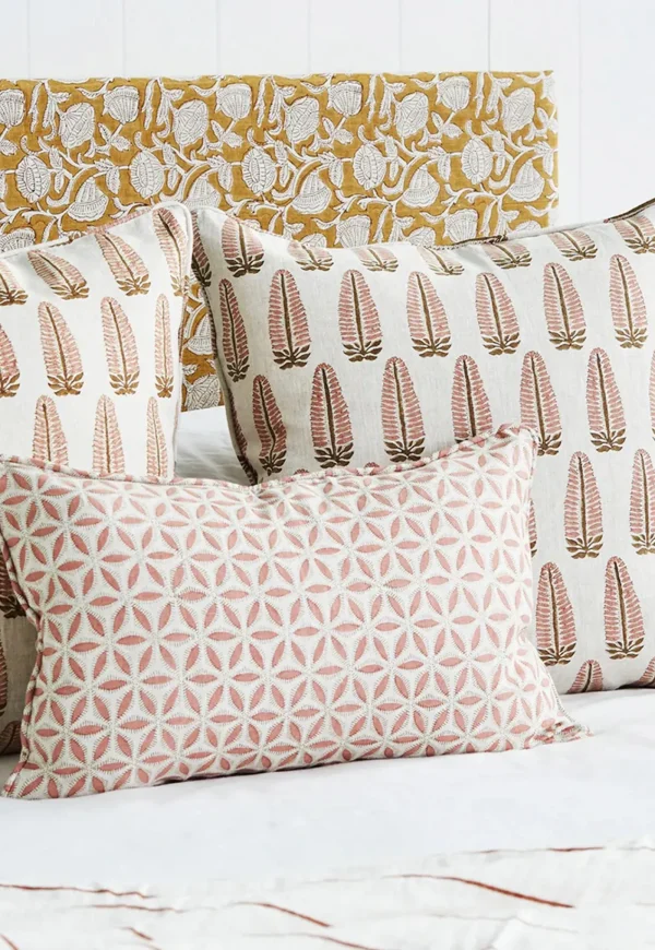 Fashion Hanami Musk Linen Cushion 35x55 Cushions & Throws