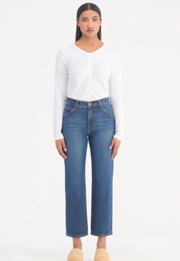 Clearance Hardy Jean - Dusk Blue Women Denim