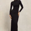 Outlet Harper Long Sleeve Maxi Dress - Black Women Dresses