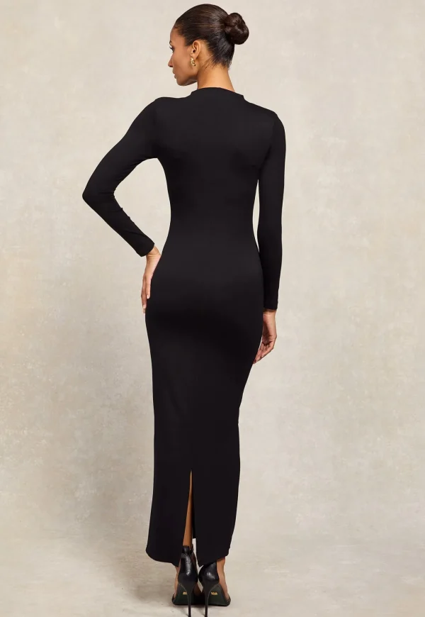 Outlet Harper Long Sleeve Maxi Dress - Black Women Dresses