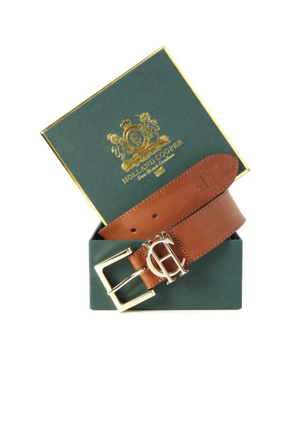 Online HC Classic Logo Belt - Tan Women Belts | Belts
