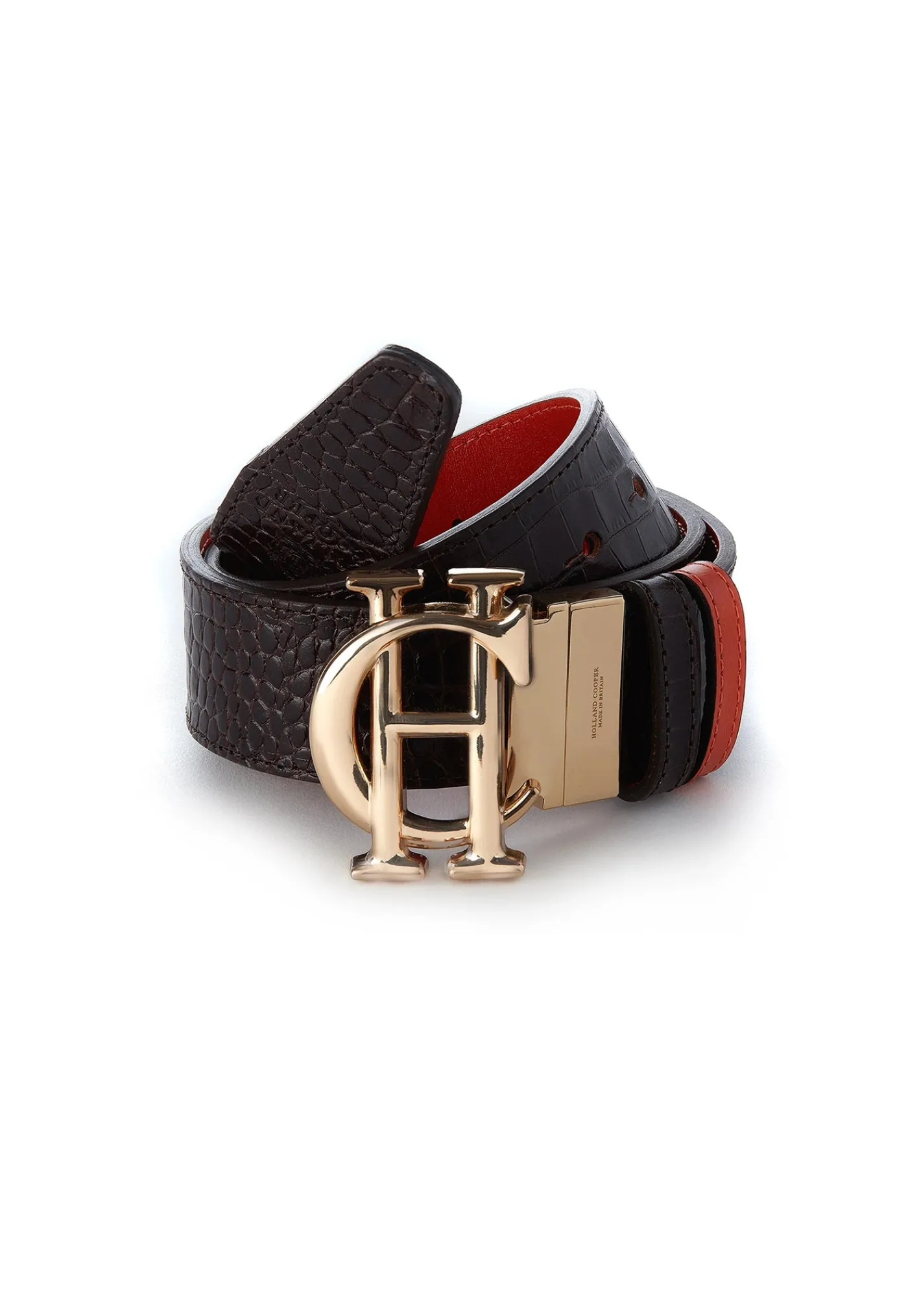 hc_classic_reversible_bel_0-1.webp Outlet HC Classic Reversible Belt - Burnt Orange/Chocolate Croc Women Belts | Belts