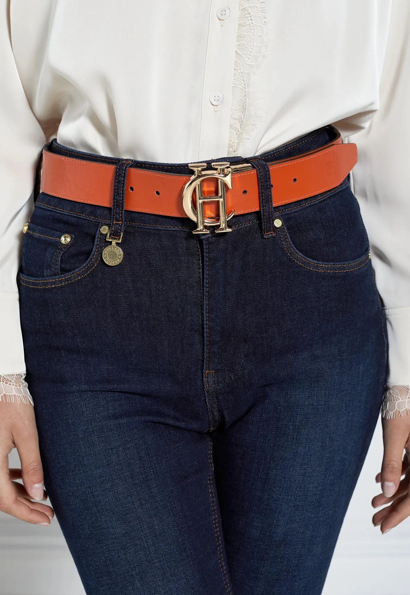 hc_classic_reversible_bel_3.webp Outlet HC Classic Reversible Belt - Burnt Orange/Chocolate Croc Women Belts | Belts