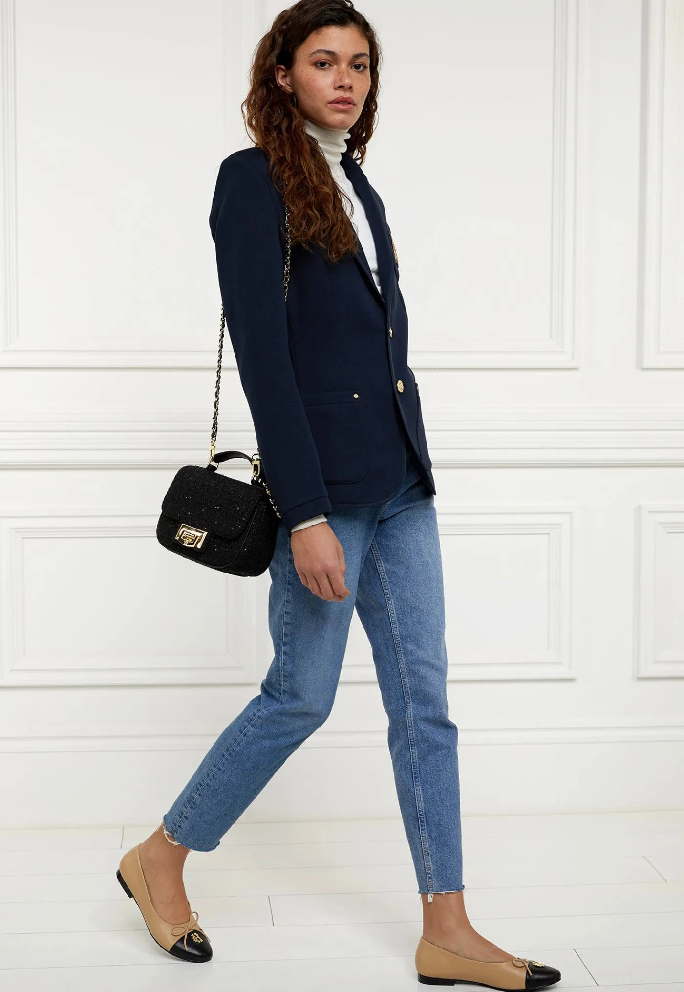 henleys_blazer__navy_3.webp Clearance Henleys Blazer - Navy Women Blazers & Jackets