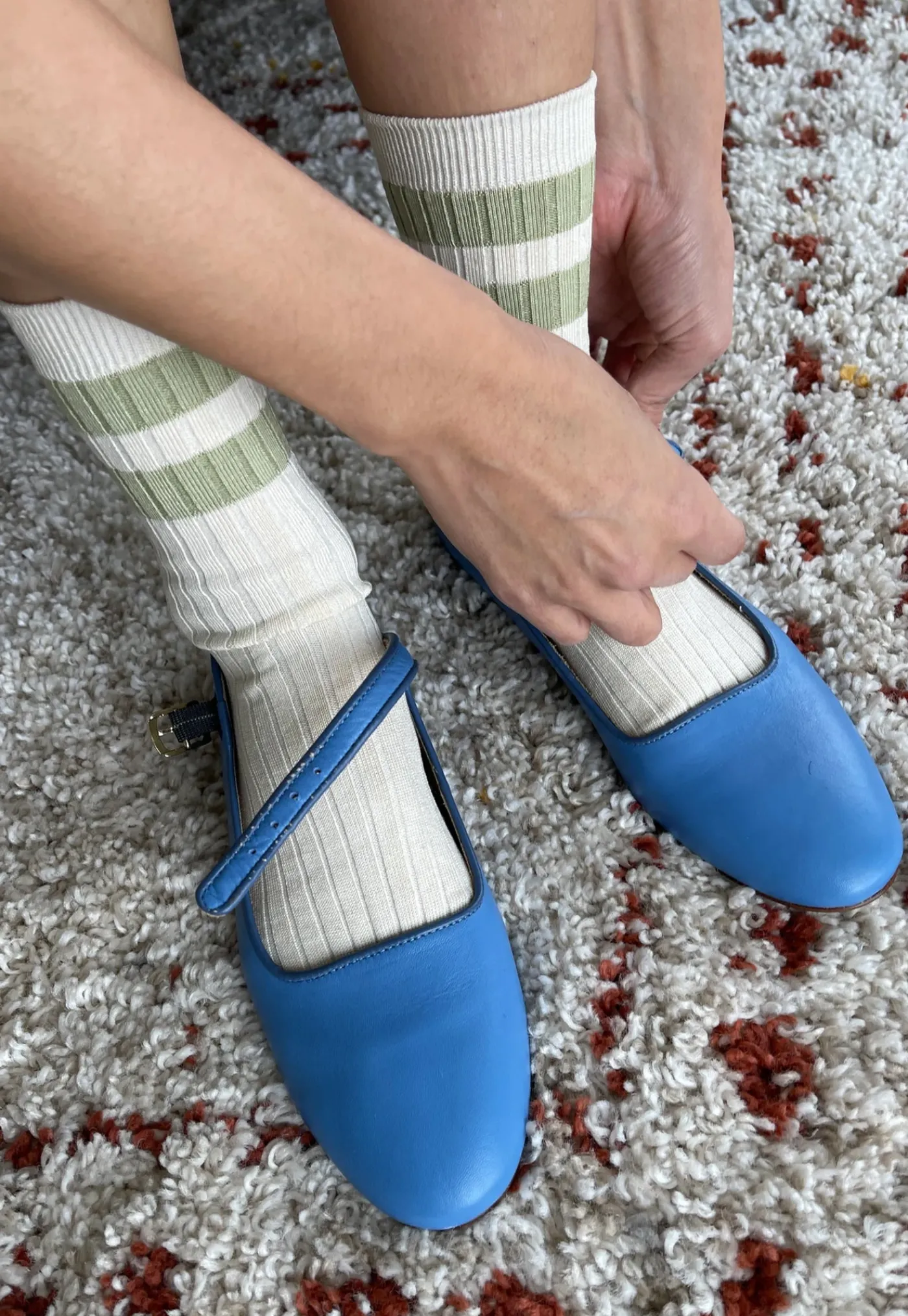 her_varsity_socks__guacam_1.webp Clearance Her Varsity Socks - Guacamole Women Socks | Socks