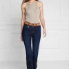 Best High Rise Flared Jean - Deep Indigo Women Denim