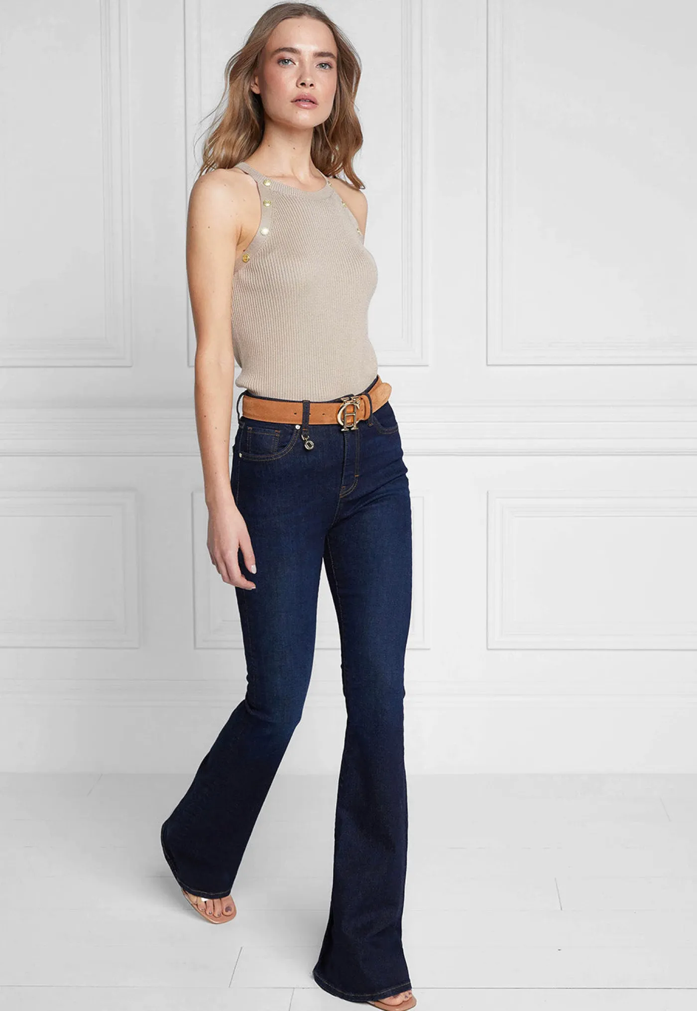 high_rise_flared_jean__de_1.webp Best High Rise Flared Jean - Deep Indigo Women Denim