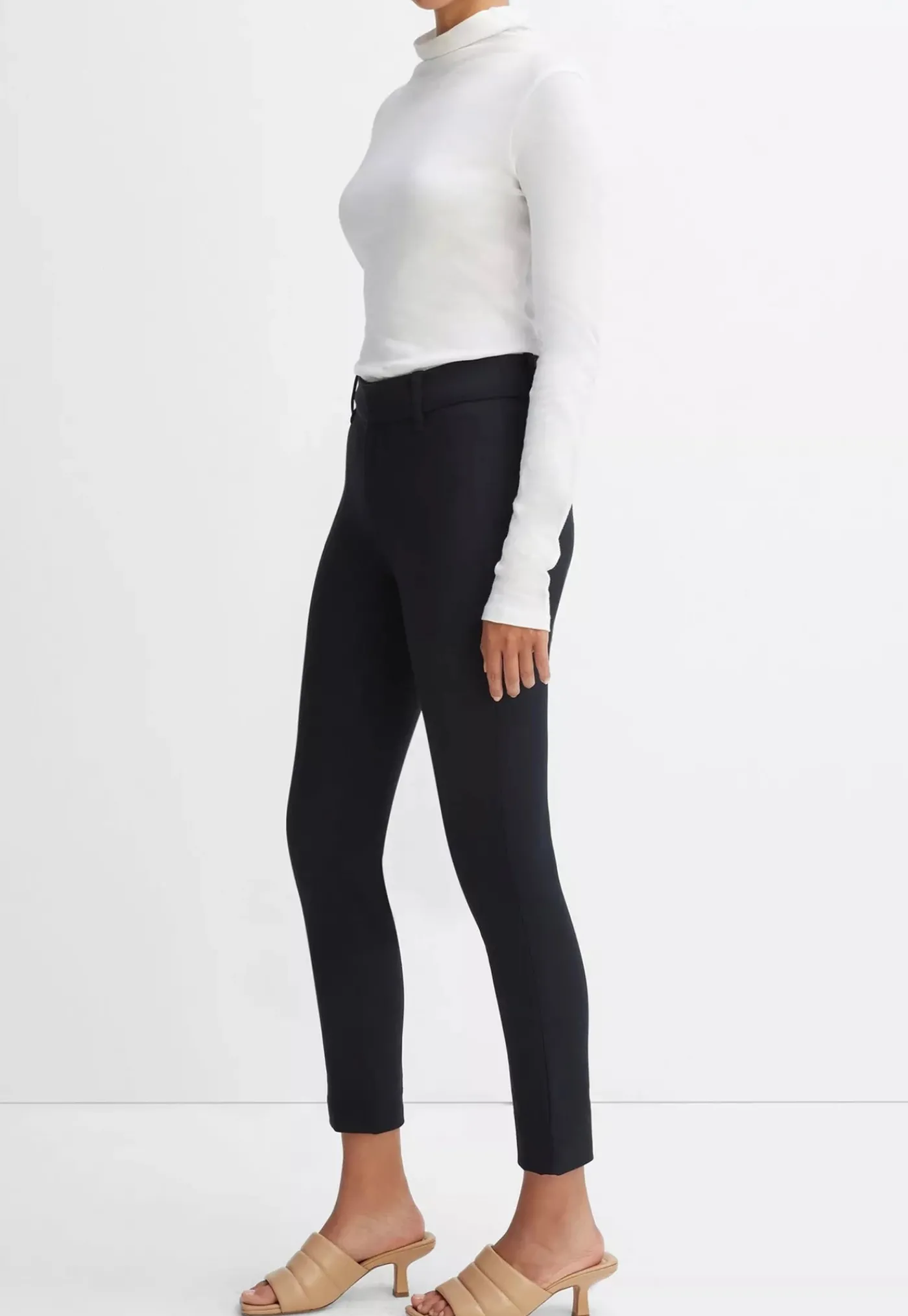 high_waist_cigarette_pant_1.webp Discount High Waist Cigarette Pant- Coastal Blue Women Pants