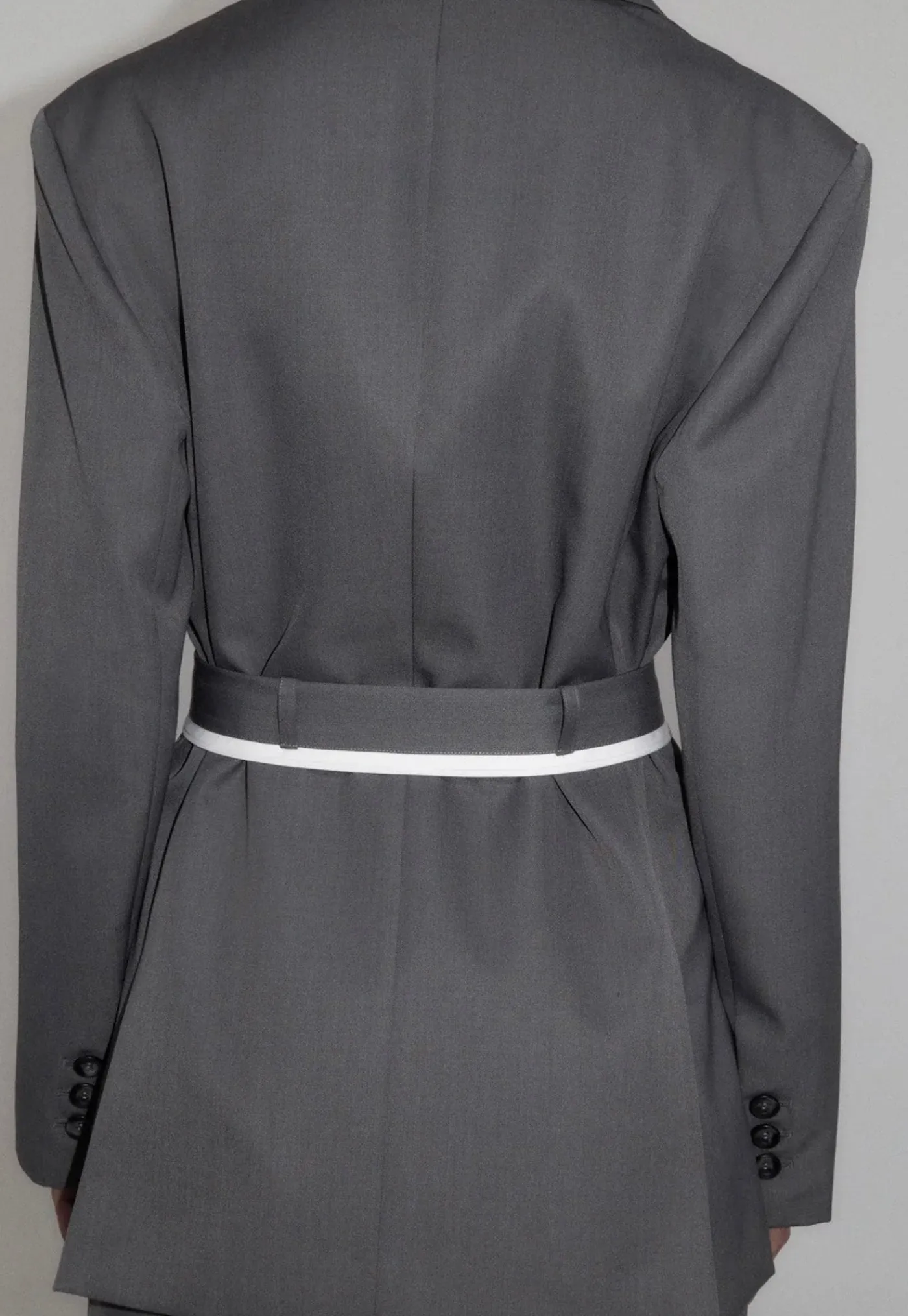 homme_belted_blazer__pewt_3.webp Best Homme Belted Blazer - Pewter Grey Women Blazers & Jackets
