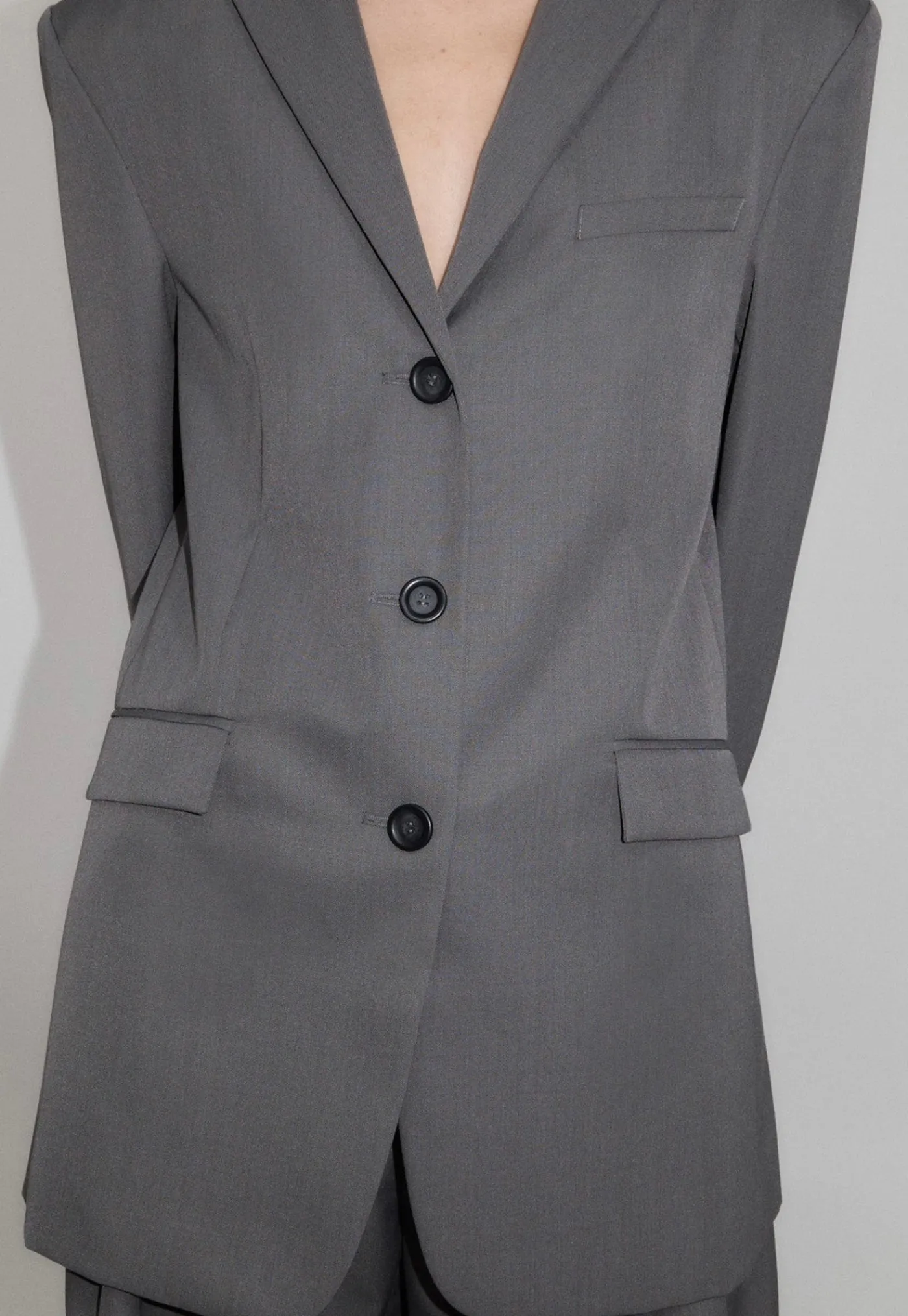 homme_belted_blazer__pewt_4.webp Best Homme Belted Blazer - Pewter Grey Women Blazers & Jackets