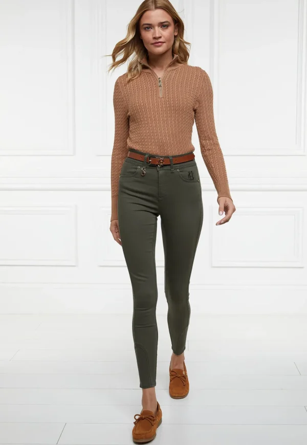 New Jodhpur Jean - Hunter Green Women Denim
