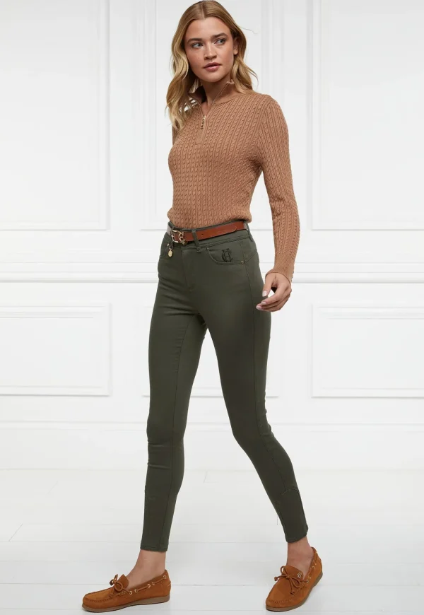 New Jodhpur Jean - Hunter Green Women Denim