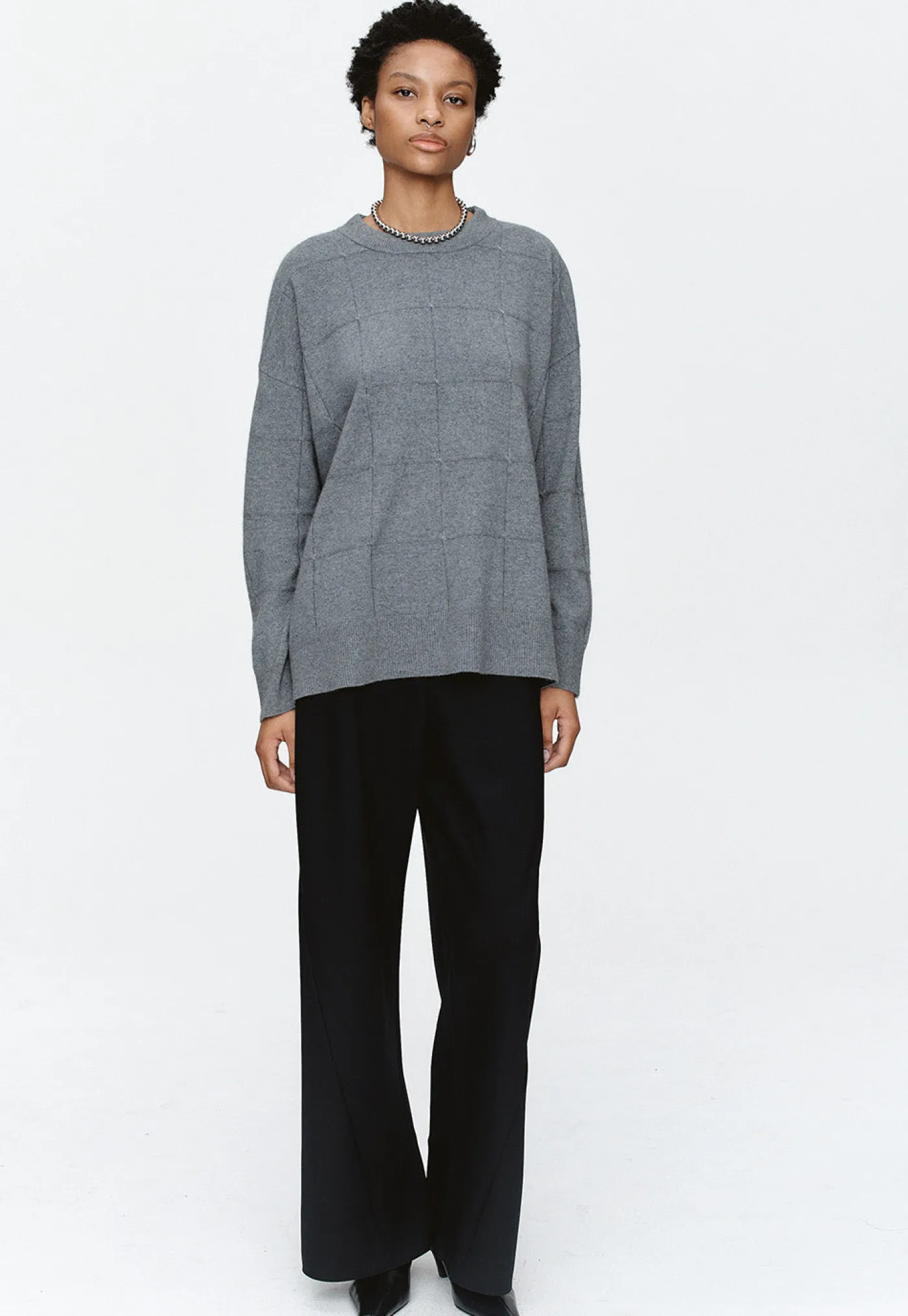 joni_jumper__pewter_0.webp Clearance Joni Jumper - Pewter Women Knitwear