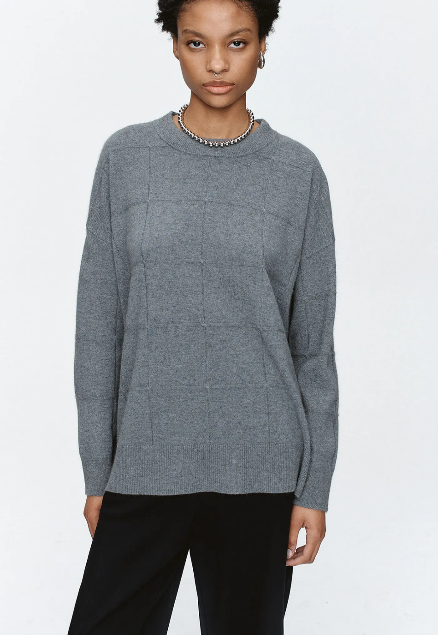 joni_jumper__pewter_1.webp Clearance Joni Jumper - Pewter Women Knitwear