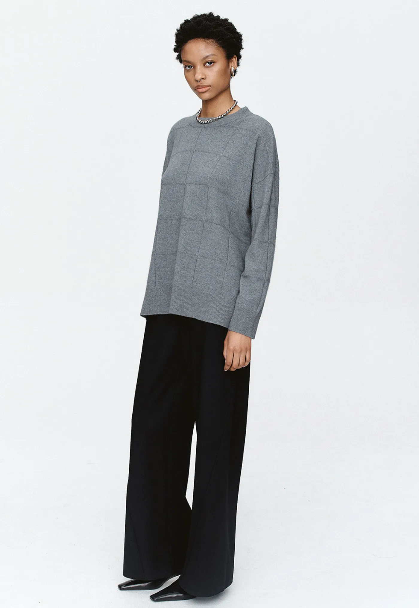 joni_jumper__pewter_2.webp Clearance Joni Jumper - Pewter Women Knitwear
