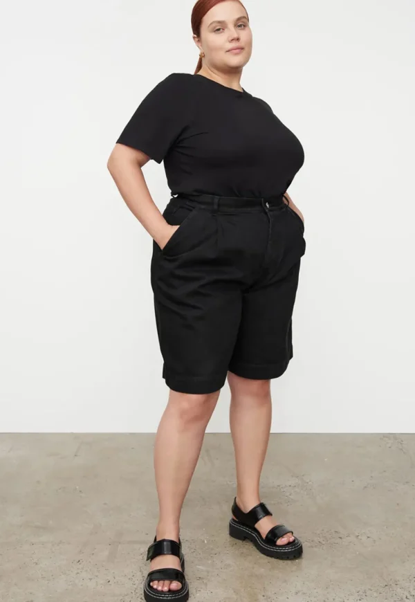 Fashion Journey Shorts - Black Denim Women Shorts