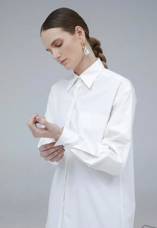 Clearance Kantor Shirt - White Women Tops & Tees