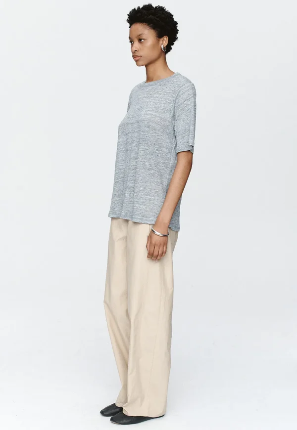 Fashion Kenna Tee - Sterling Melange Women Tops & Tees
