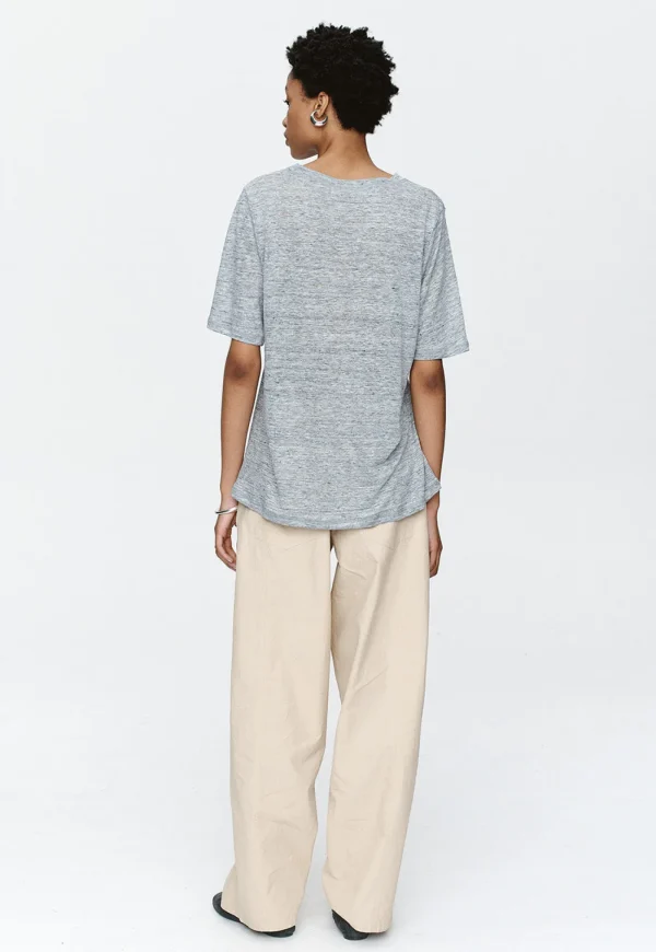 Fashion Kenna Tee - Sterling Melange Women Tops & Tees