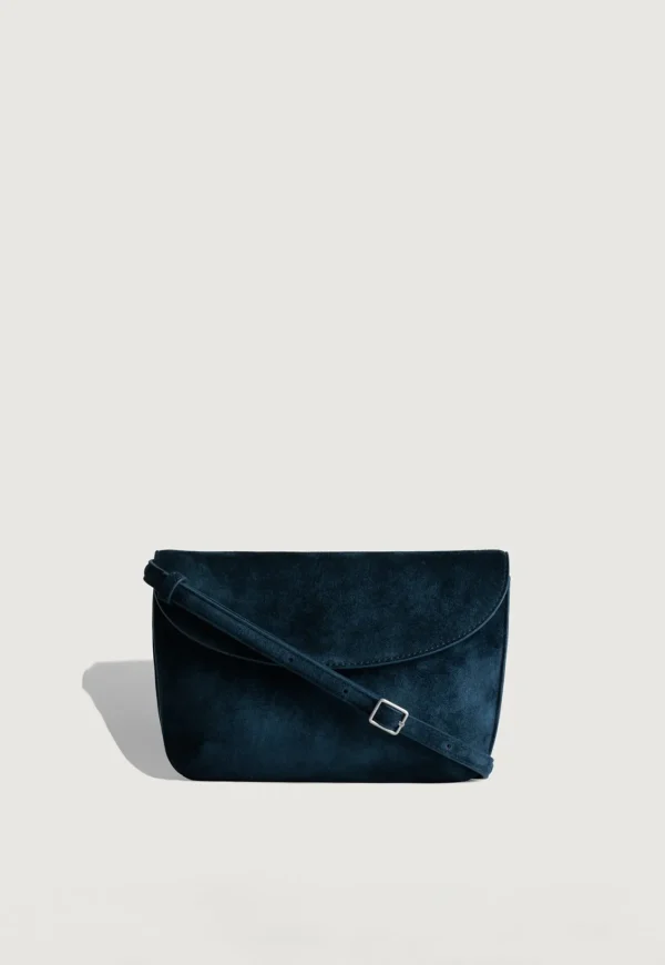 Best Keriana Clutch - Blue Navy Suede Women Bags | Bags