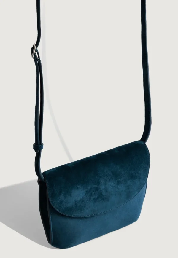 Best Keriana Clutch - Blue Navy Suede Women Bags | Bags