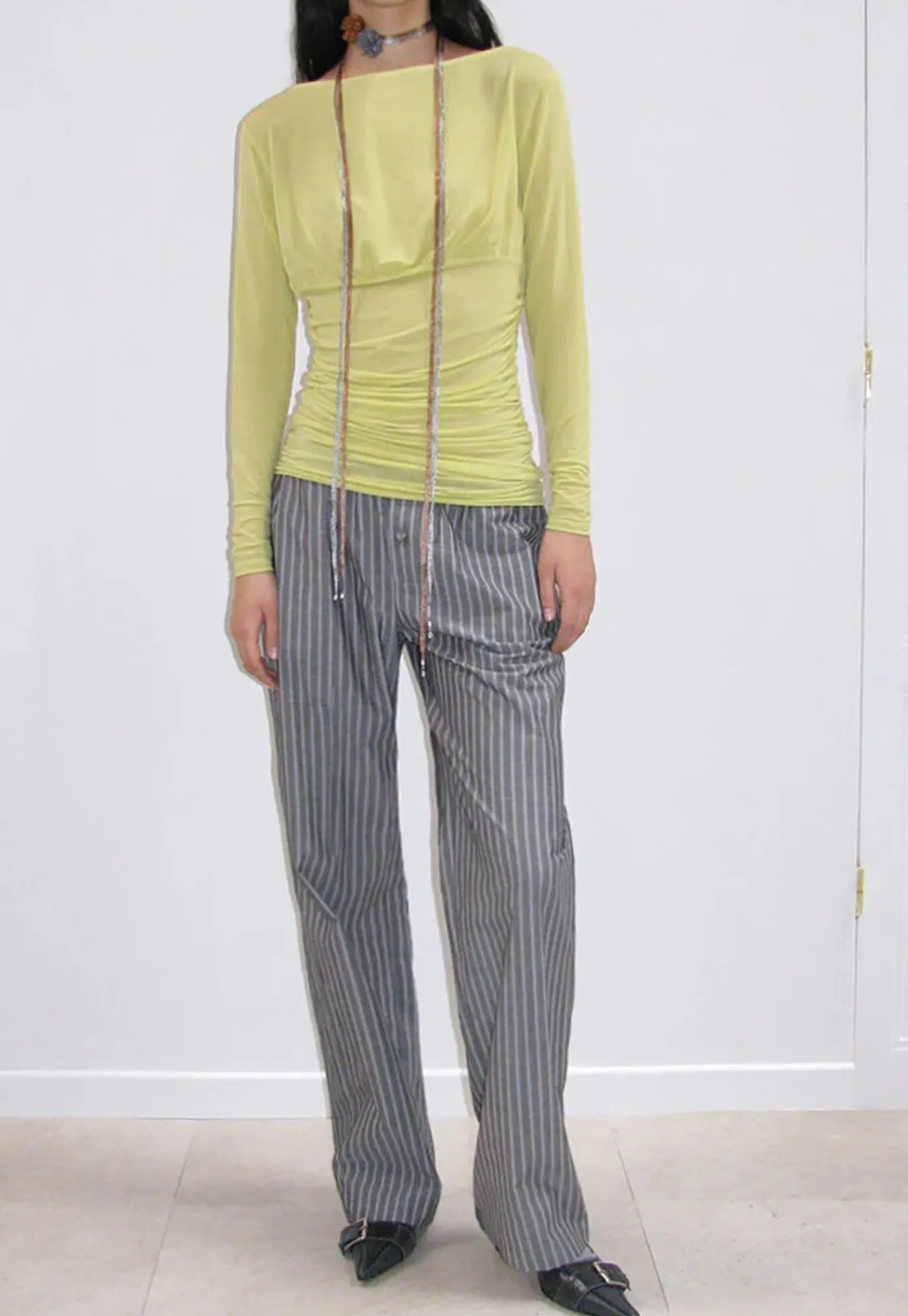 kimoto_pants__melange_gre_0.webp Clearance Kimoto Pants - Melange Grey Women Pants