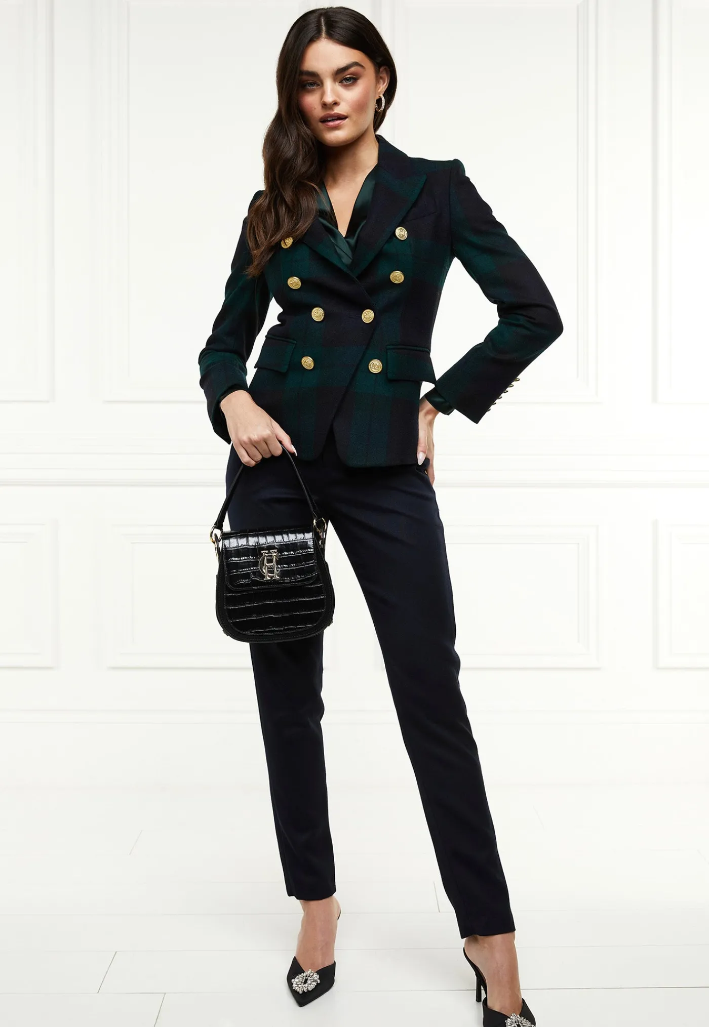 knightsbridge_blazer__bla_5-1.webp Discount Knightsbridge Blazer - Blackwatch Women Blazers & Jackets