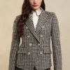 Discount Knightsbridge Blazer - Coffee Houndstooth Women Blazers & Jackets