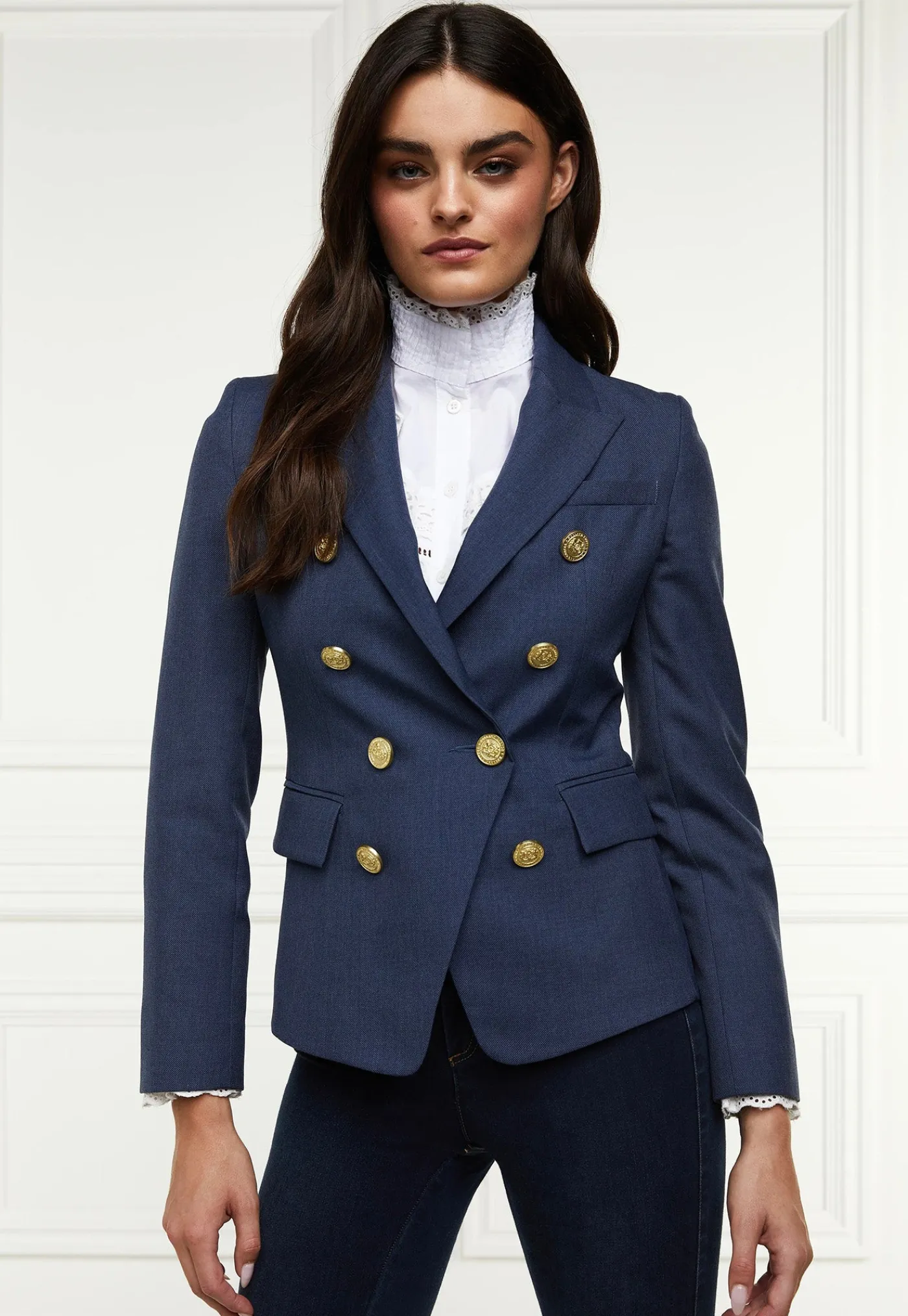 knightsbridge_blazer__den_0.webp Sale Knightsbridge Blazer - Denim Women Blazers & Jackets