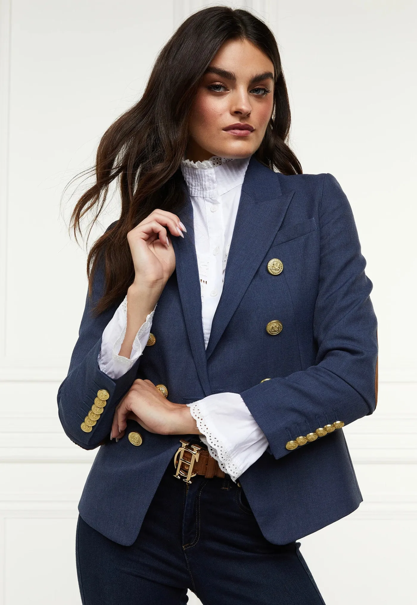 knightsbridge_blazer__den_2.webp Sale Knightsbridge Blazer - Denim Women Blazers & Jackets