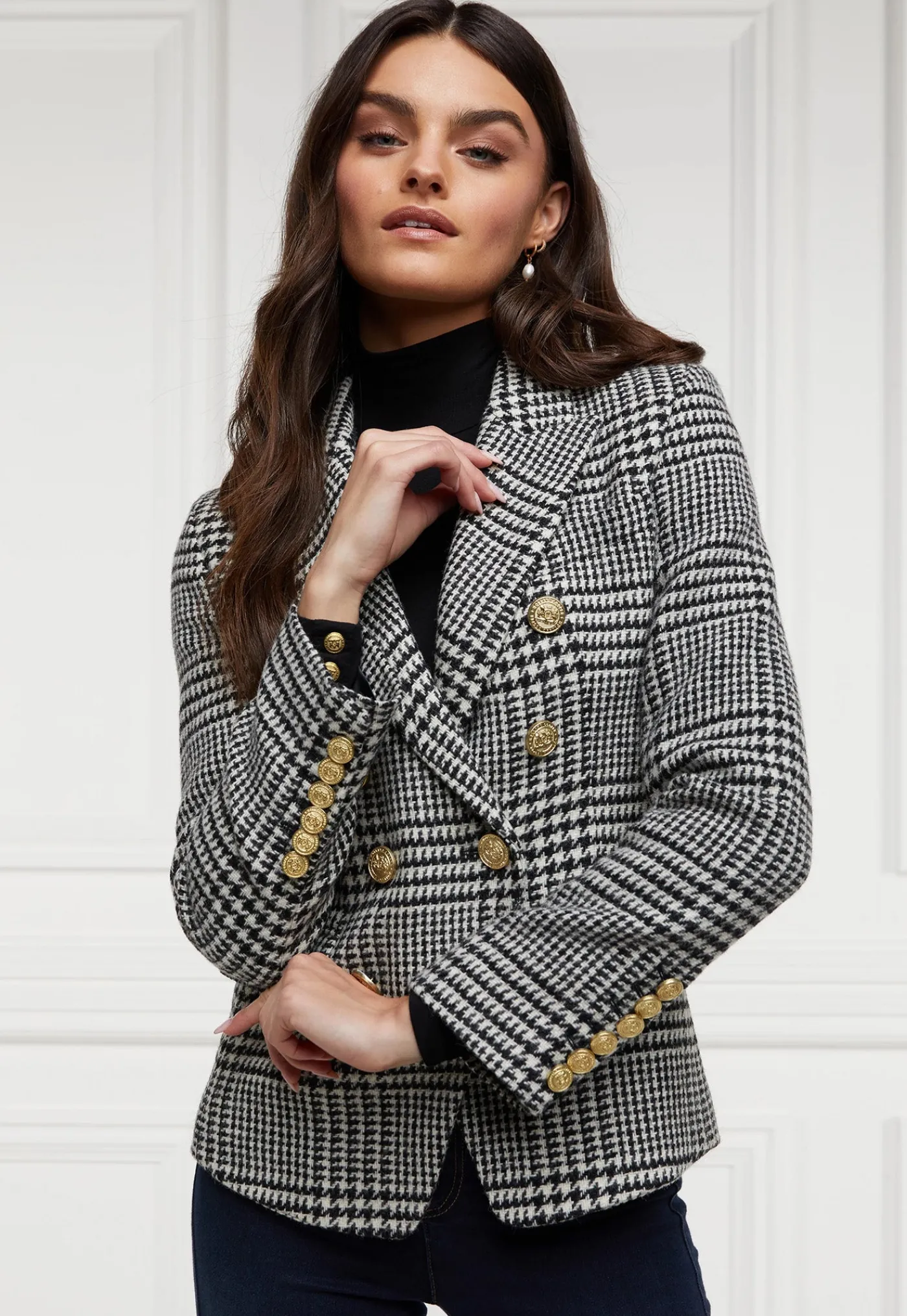 knightsbridge_blazer__lar_0.webp Online Knightsbridge Blazer - Large Scale Pow Mono Women Blazers & Jackets